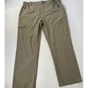 Clothin Cargo‎ Nylon Pants Size XL Men's Khaki Outdoor Travel Style CP13210M EUC